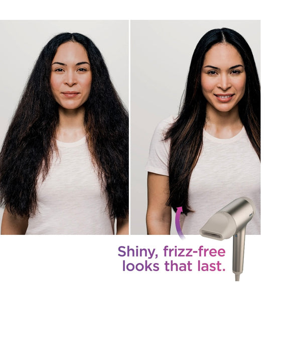 Shark HyperAIR Fast-Drying Hair Blow Dryer with IQ Styling Concentrator Attachment, Auto Presets, for Straight, Wavy, & Curly Hair, No Heat Damage, Ionic, Less Frizz, More Shine,