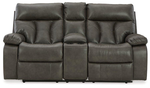 Willamen Reclining Loveseat with Console image