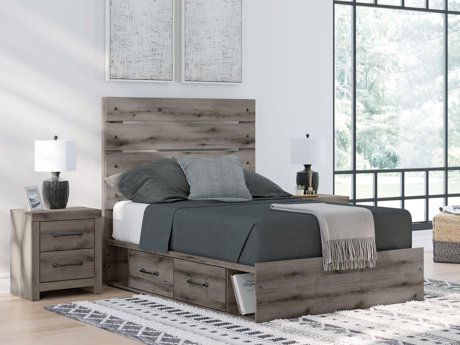 Graystorm Bed with Storage