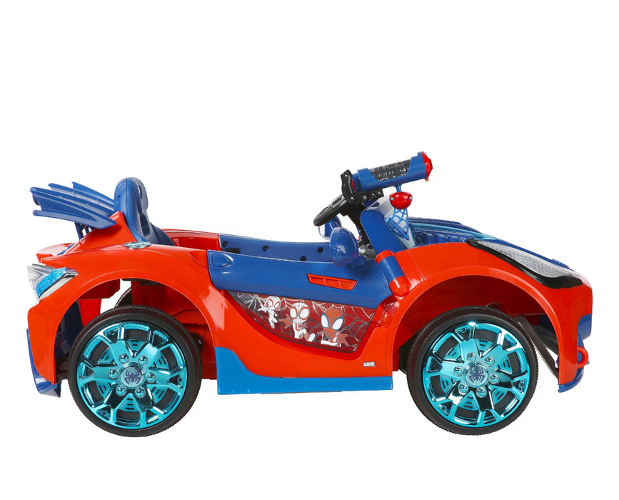 Spider-Man Super Car 6 Volt with Lights and Sounds, by Dynacraft