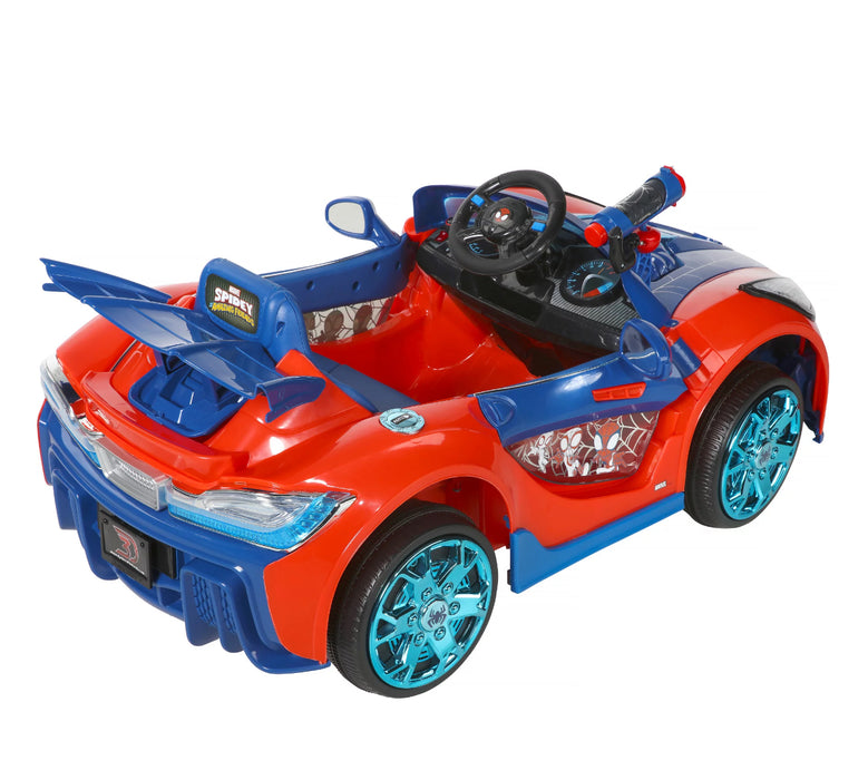 Spider-Man Super Car 6 Volt with Lights and Sounds, by Dynacraft