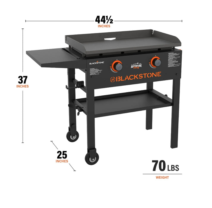 Blackstone Adventure Ready 2-Burner 28” Propane Griddle with Omnivore Griddle Plate