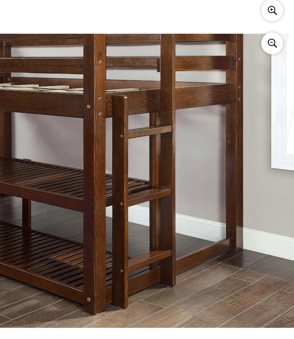 Better Homes and Gardens Greer Twin Loft Storage Bed, Espresso