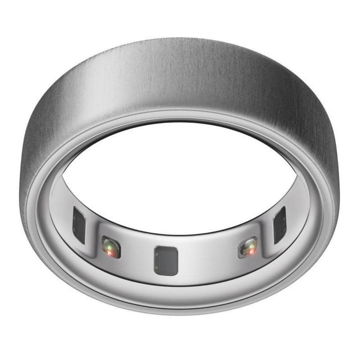 Oura Ring 4 Brushed sliver - Size 8