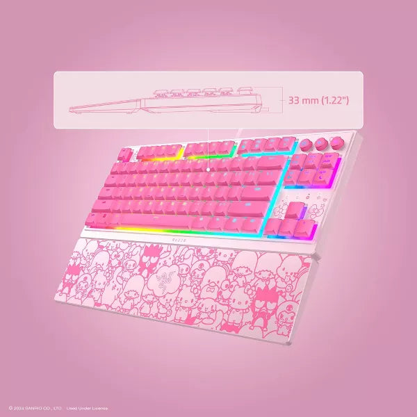 Razer Ornata V3 Tenkeyless - Hello Kitty and Friends Edition