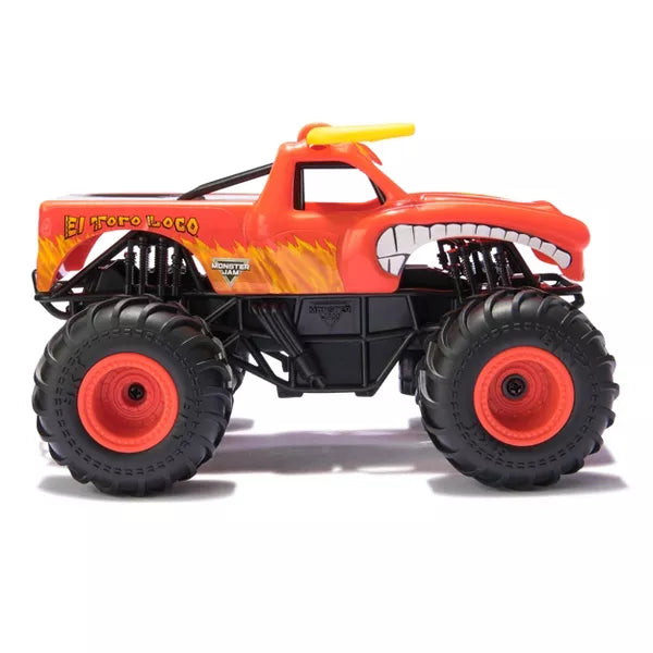 Monster Jam Official Grave Digger vs El Toro Loco Racing Rivals Remote Control Monster Trucks - 1:24 scale - 2 pk