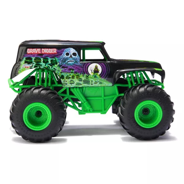 Monster Jam Official Grave Digger vs El Toro Loco Racing Rivals Remote Control Monster Trucks - 1:24 scale - 2 pk