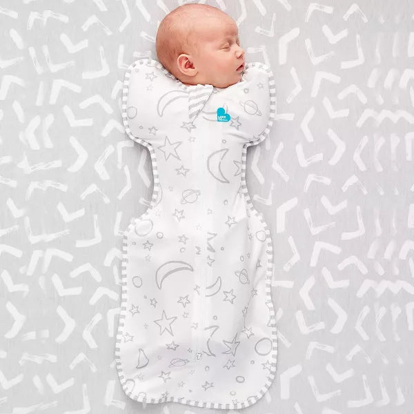 Love To Dream Swaddle UP Silky-Lux Swaddle Wrap - Gray - Newborn