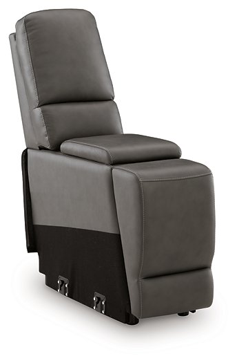 5Z - Pittson Power Reclining Sectional Loveseat with Console